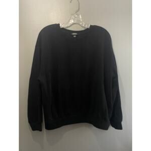 Buffalo David Britton Women's‎ Size Large Black Crewneck Sweater